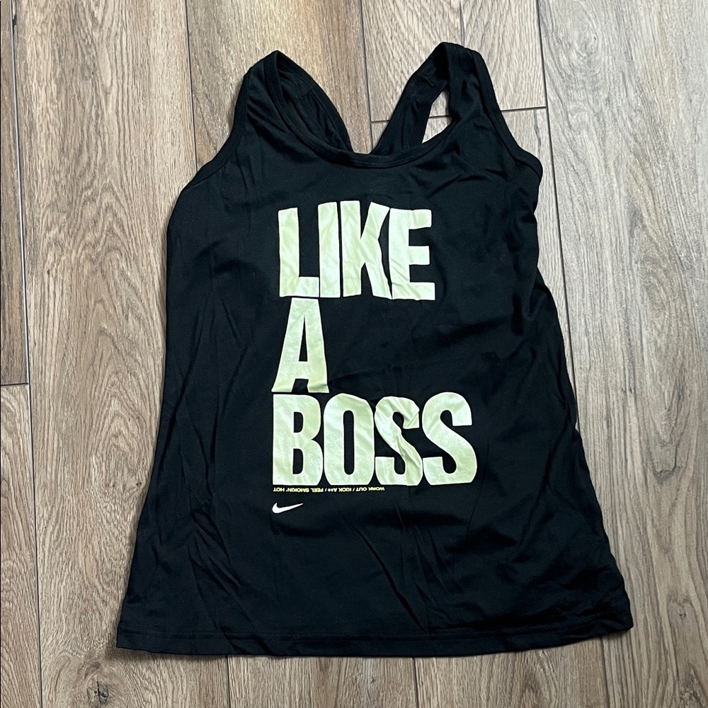 Nike Black 'Like A Boss' Women's Tank Top